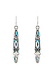 Firefly Skinny Earrings Ice Blue 7946-ICE