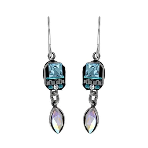 Firefly Lily Drop Earrings Ice Blue 7733-ICE