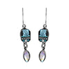 Firefly Mosaics Two Tier Earrings Ice Blue 7838-ICE