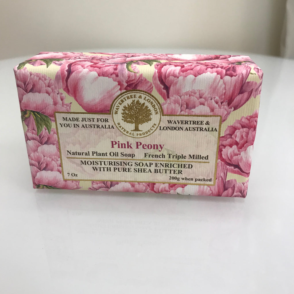 Australian Soapworks Wavertree & London Pink Peony Soap 